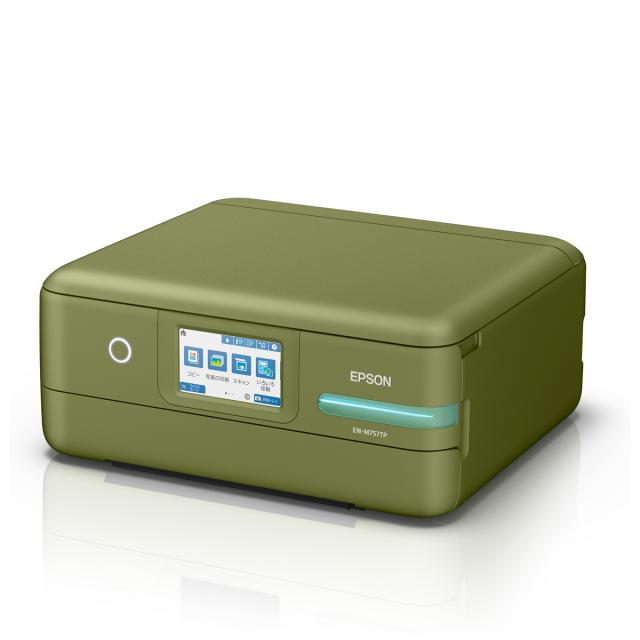 エプソン エコタンク搭載モデル A4カラーインクジェットプリンター複合機　5色（ピスタチオグリーン） EPSON EW-M757TP返品種別A_6