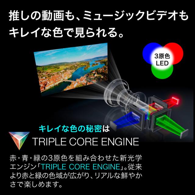 エプソン EF-61W ホームプロジェクター（ホワイト）EPSON LIFeSTUDIO
