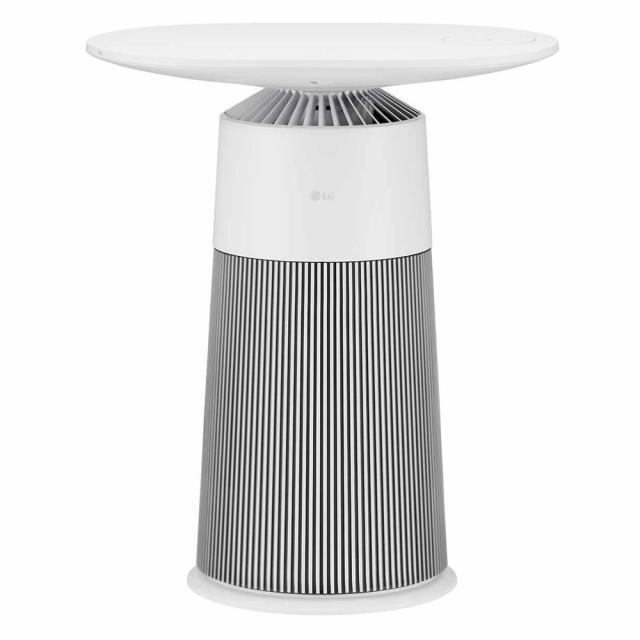 LGエレクトロニクス 空気清浄機（12.5畳まで　ピュアホワイト） PuriCare AeroFurniture ラウンド型ピュアホワイト AS207PWU0返品種別A