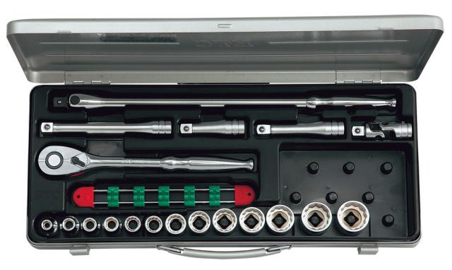 KTC(京都機械工具) TB413X 12.7sq.ソケットレンチセット[19点]KTC[TB413X] 返品種別B