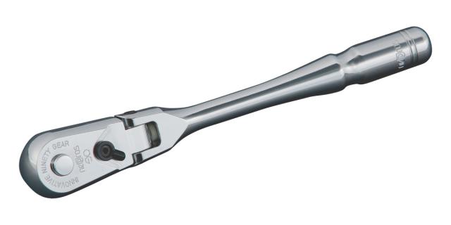 ネプロス NBR290F 6.3sq.フレックスラチェットハンドルKTC　京都機械工具[NBR290Fネプロス] 返品種別B