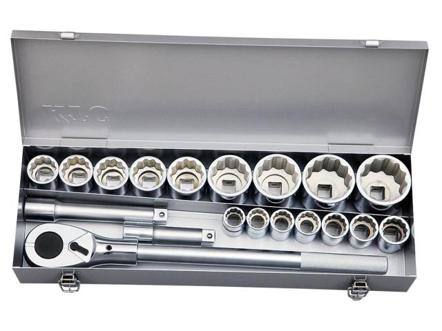 KTC(京都機械工具) TB619B 19.0sq ソケットレンチセット 19点KTC[TB619BKTC] 返品種別B