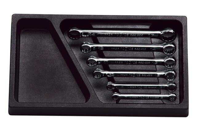 ネプロス NTM1S06 ストレートショートめがねレンチセット(12角)[6本組]KTC　京都機械工具[NTM1S06ネプロス] 返品種別B