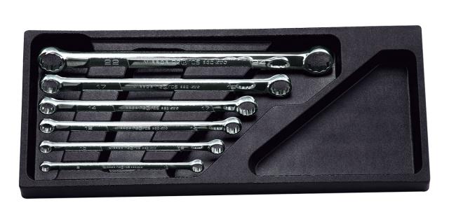 ネプロス NTM106 ストレートスタンダードめがねレンチセット[6本組]KTC　京都機械工具[NTM106ネプロス] 返品種別B