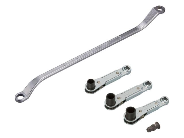 KTC(京都機械工具) ATE104 フリーポジションレンチセット（4点セット）KTC[ATE104KTC] 返品種別B