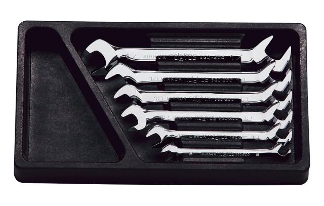 ネプロス NTS306 アングルヘッドスパナセット[6本組]KTC　京都機械工具[NTS306ネプロス] 返品種別B