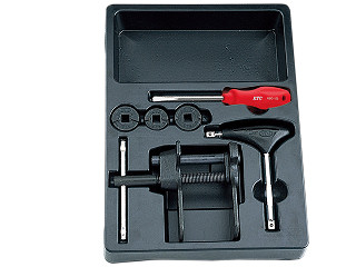 KTC(京都機械工具) ATBX6 ブレーキツールセット (ディスクブレーキ用) 6点KTC[ATBX6KTC] 返品種別B