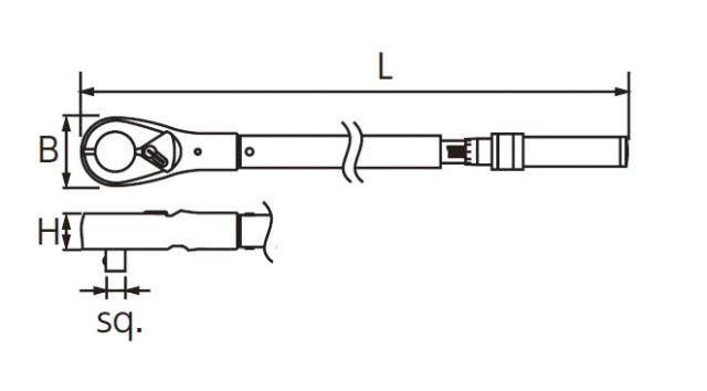 京都機械工具 CMPC0253 9.5sq プレセット型トルクレンチ (5〜25N・m)KTC[CMPC0253KTC] 返品種別Bの通販は