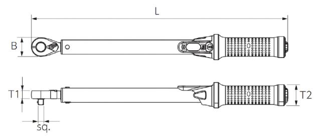 KTC(京都機械工具) GW200-04 12.7sq.プレセット型トルクレンチ 40〜200N・mKTC[GW20004] 返品種別B