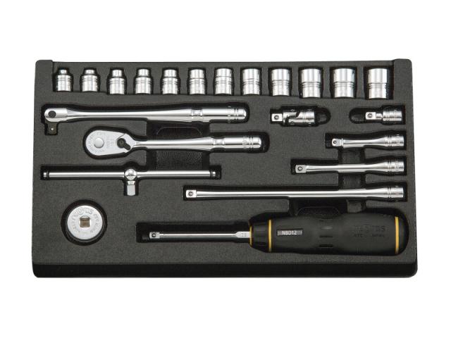 ネプロス NTB222XA 6.3sq ソケットレンチセット 22点KTC 京都機械工具[NTB222XAKTC] 返品種別B