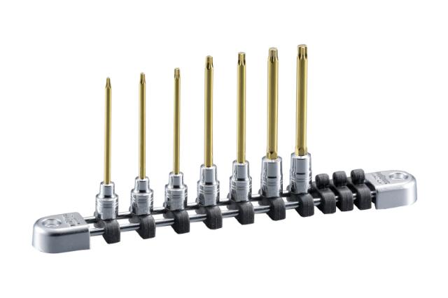 ネプロス NTQ4T07L 6.3sq ロングトルクスビットセット 7点組KTC 京都機械工具[NTQ4T07LKTC] 返品種別B