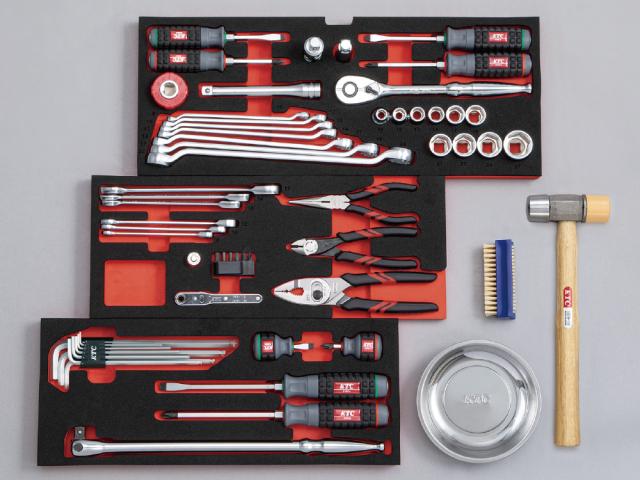 KTC(京都機械工具) SK46026XCR 12.7sq スタンダード工具セット 60点組 オレンジ(限定色)[SK46026XCR] 返品種別B