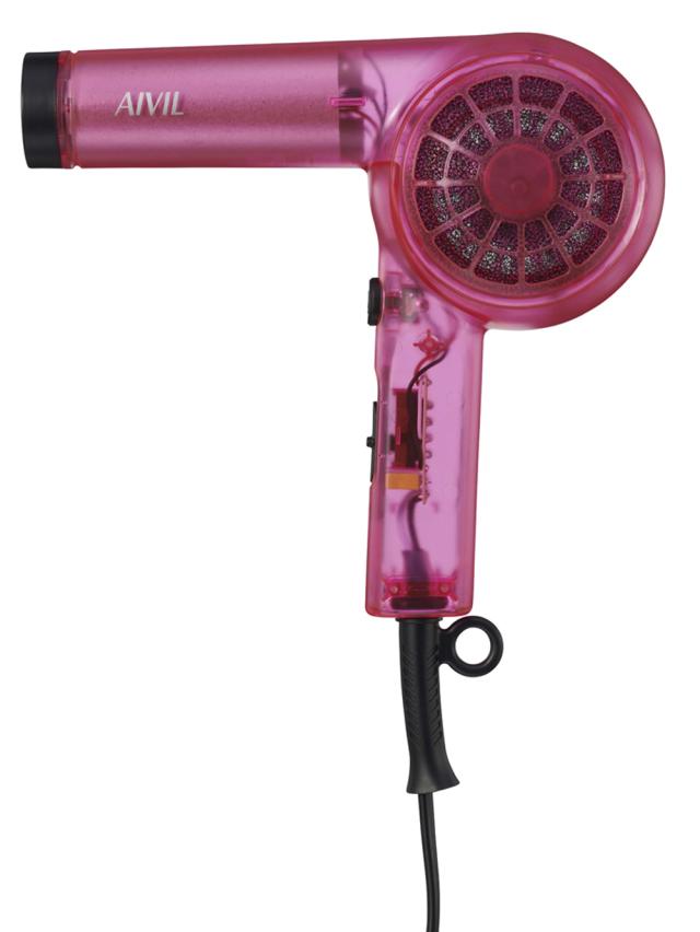 AIVIL SD-23E01PK ヘアードライヤー（ピンク）Torico Industries AIVIL(アイビル) スケルトンドライヤー[SD23E01PK] 返品種別A