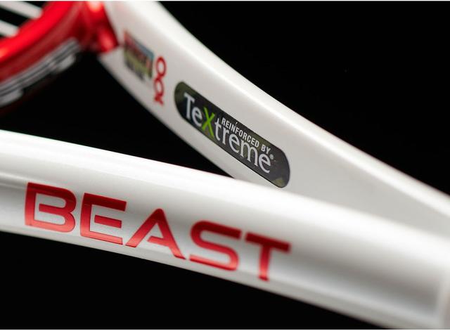 prince（プリンス） DIW-7TJ159-2 硬式テニス用ラケット BEAST MAX 100 300g（フレームのみ・ビーストレッド×ホワイト・サイズ：2）ビーストマックス100[DIW7TJ1592] 返品種別A