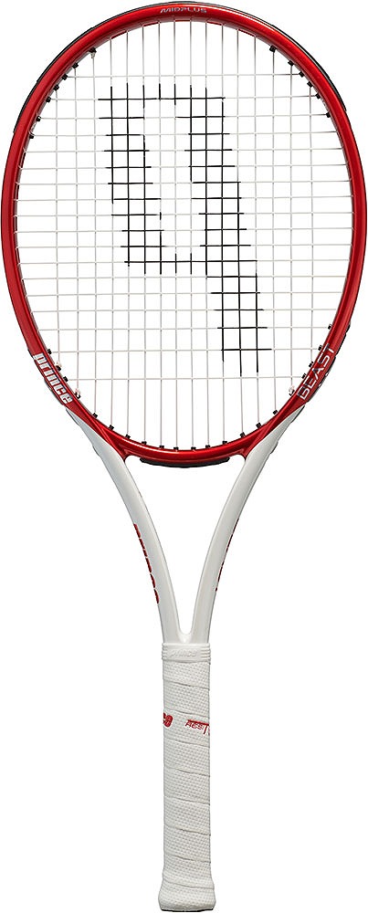 prince（プリンス） DIW-7TJ159-2 硬式テニス用ラケット BEAST MAX 100 300g（フレームのみ・ビーストレッド×ホワイト・サイズ：2）ビーストマックス100[DIW7TJ1592] 返品種別A