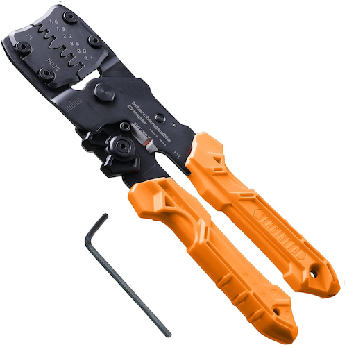 エンジニア PAD-12 ダイス交換式精密圧着ペンチ(1.6、1.9、2.2、2.5、2.8、3.1mm)ENGINEER[PAD12ENGINEER] 返品種別B
