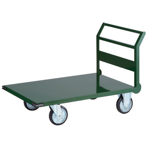 トラスコ中山 SH1N GN 鋼鉄製運搬車 1200×750 φ200プレス車【他商品との同時購入不可】メーカー直送品(沖縄県・離島はお届け対象外となります)[SH1NGNトラスコ] 返品種別B