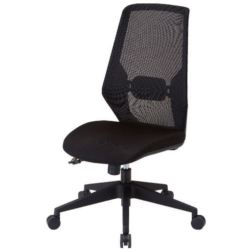 トラスコ中山 MCH-BK(トラスコ) メッシュハイバックチェア“VIENTO”（ブラック）[MCHBKトラスコ] 返品種別A
