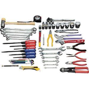 トラスコ中山 PK-S1 ピカイチ　産業用機械工具セット　49点整備用工具セット（両開きタイプ）[PKS1] 返品種別B 47,292円