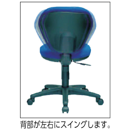 トラスコ中山 T-10A-GY(トラスコ) オフィスチェア　肘付　グレー【他商品との同時購入不可】メーカー直送品(沖縄県・離島はお届け対象外となります)[T10AGYトラスコ] 返品種別B_1