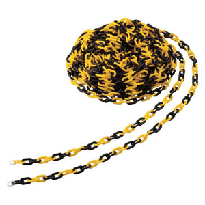 トラスコ中山 TPC8YB プラチェーン　8mmX30m（黄/黒）[TPC8YBトラスコ] 返品種別B