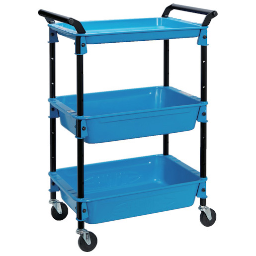 トラスコ中山 TWR-2-SB ツールワゴンロイヤル654×361×887深2浅1 スカイ【他商品との同時購入不可】メーカー直送品(沖縄県・離島はお届け対象外となります)TRUSCO[TWR2SBトラスコ] 返品種別B