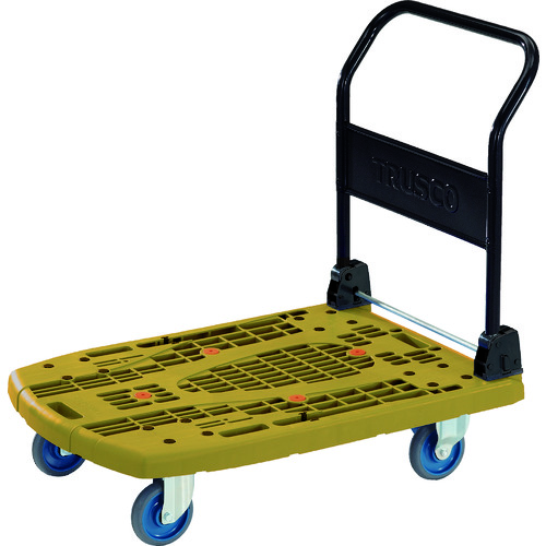 トラスコ中山 MPK-906-OG-S 樹脂台車 カルティオビッグ 折畳 900×600 ストッパー付 オリーブ【他商品との同時購入不可】メーカー直送品(沖縄県・離島はお届け対象外となります)トラスコ中山[MPK906OGS] 返品種別B 22,372円