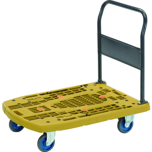 トラスコ中山 MPK-900-OG-S 脂手押し車 カルティオビッグ くっ付ける 900×600 ストッパー付 オリーブ【他商いものとの一斉に買いもとめる不可】製造会社直送品(沖縄県・離島はお届け客体外となります)トラスコ中山[MPK900OGS] 返品カテゴリー化B