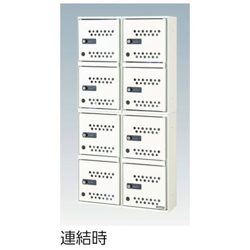 トラスコ中山 TAB-2(トラスコ) 卓上預かりBOX　2段[TAB2トラスコ] 返品種別A_2