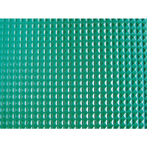 トラスコ中山 TEPM-920-GN 塩ビマット ピラミッド グリーン 1.5mm×915mm×20mトラスコ中山[TEPM920GN] 返品種別B_2