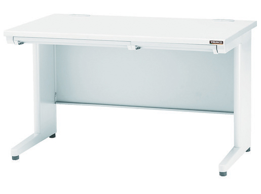 トラスコ中山 THD-1270A 事務用デスク　平　1200×700×H700　ホワイト【他商品との同時購入不可】メーカー直送品(沖縄県・離島はお届け対象外となります)[THD1270A] 返品種別B
