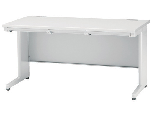 トラスコ中山 THD-1470A 事務用デスク　平　1400×700×H700　ホワイト【他商品との同時購入不可】メーカー直送品(沖縄県・離島はお届け対象外となります)[THD1470A] 返品種別B
