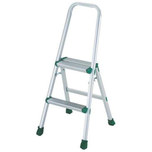 トラスコ中山 TAU-2 アルミ製踏台 軽作業用・上枠・脚カバー付 2段TRUSCO[TAU2トラスコ] 返品種別B