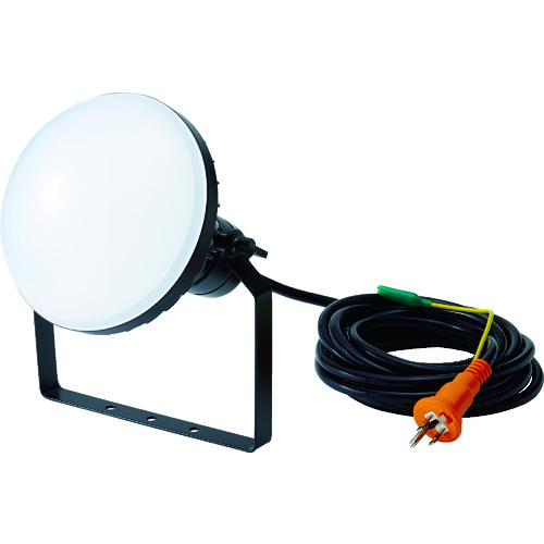 トラスコ中山 RTLE-510EP LED投光照明器 DELKURO 50W 10m 地びた付 2芯3芯両用印字機トラスコ中山[RTLE510EP] 返品カテゴリー化B