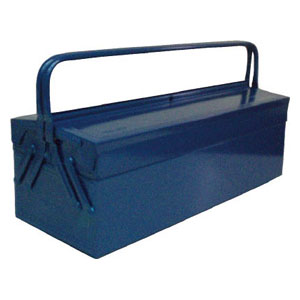 トラスコ中山 GL600B 2段式工具箱　600X220X305　ブルー[GL600B] 返品種別B