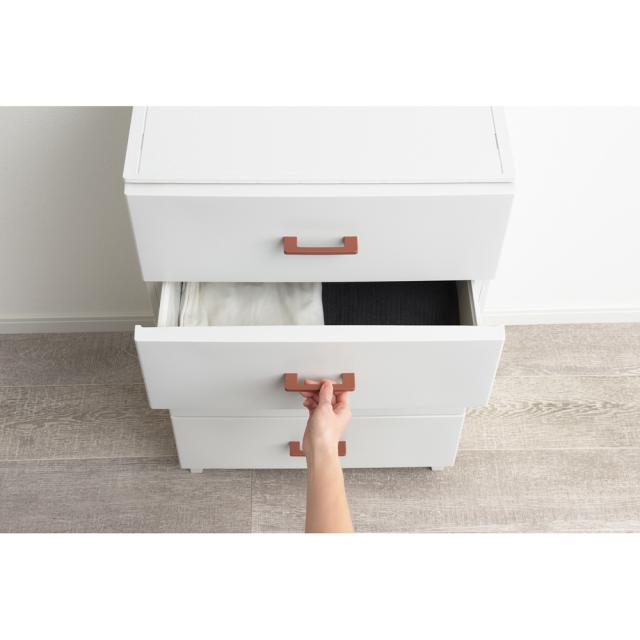 サンカ LCC-564LGY チェスト 4段 幅56×奥行45×高さ87cm プラスチック LCチェスト（ライトグレー）収納ケース[LCC564LGY] 返品種別A_9