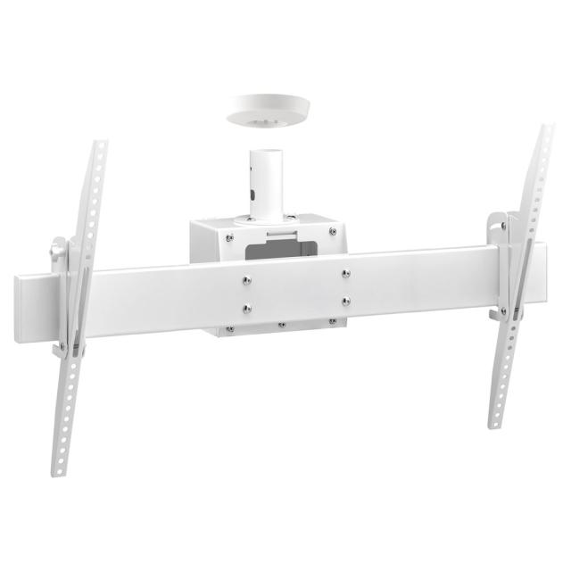 ハヤミ工産 天吊り金具［〜120V型対応 /テレビ取付金具シングルタイプ /ホワイト］ CH-93-W返品種別A