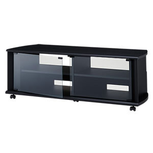 ハヤミ工産 TV-BS120H 52V型まで対応 テレビ台 (ブラック)TIMEZ(タイメッツ)　BSシリーズ[TVBS120H] 返品種別A