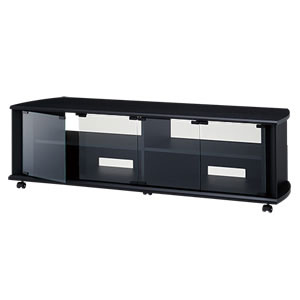 ハヤミ工産 TV-BS140H 60V型まで対応 テレビ台 (ブラック)TIMEZ(タイメッツ)　BSシリーズ[TVBS140H] 返品種別A