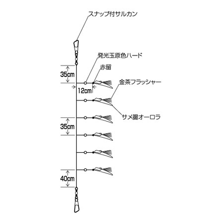 ハヤブサ SS331-16-6 カマス専科 金茶フラッシャー＆オーロラ皮 6本鈎 SS331 16号 ハリス6号HAYABUSA[SS331166]  返品種別Aの通販はau PAY マーケット Joshin web 家電・PC・ホビー専門店 au PAY マーケット－通販サイト