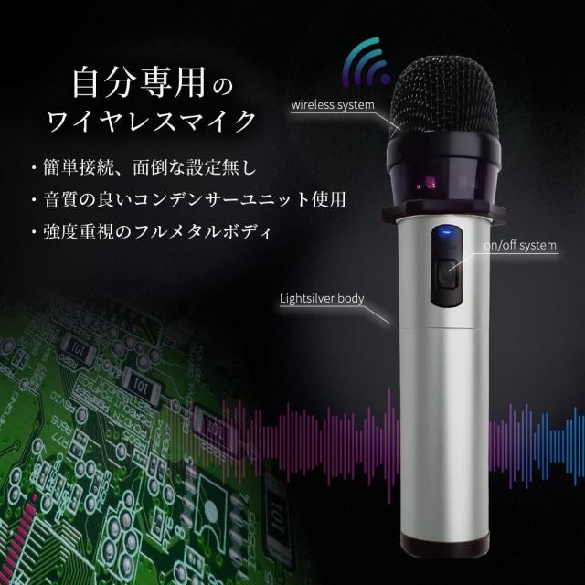 PENTATONIC GTM-300ライトシルバ- 赤外線ワイヤレスマイク（ライトシルバー）[GTM300ライトシルバ] 返品種別A_9