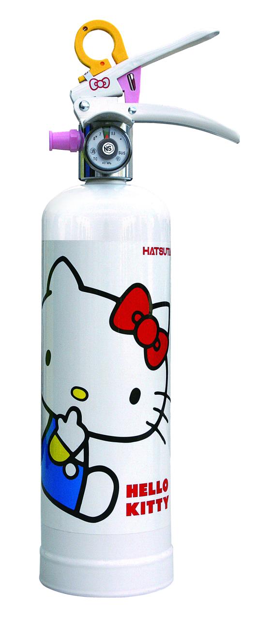 初田製作所 HK1-WF 住宅用強化液消火器 ハローキティ消火器(ホワイト)[HK1WFHATSUTA] 返品種別B
