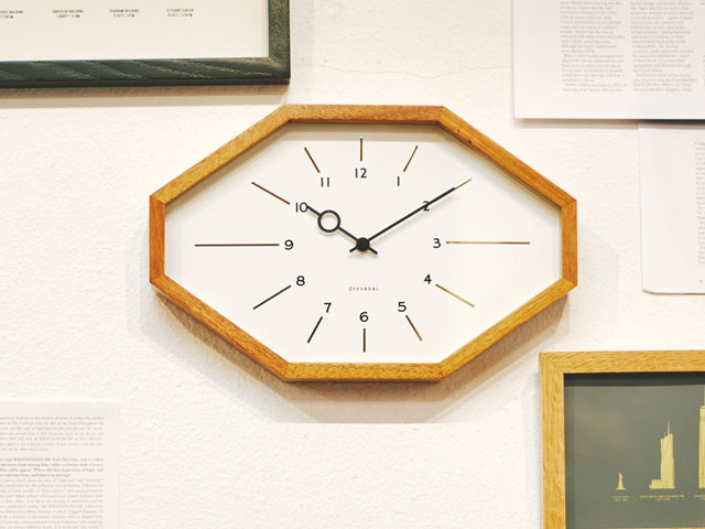 インターフォルム ウォールクロック 電波 ベルモンテ ホワイト 電波