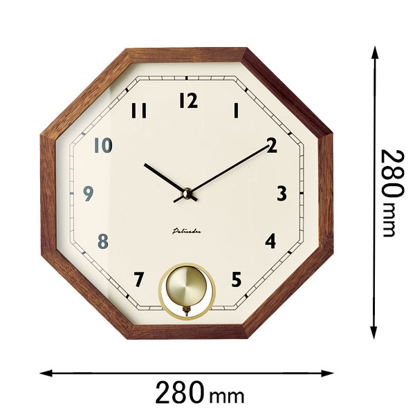 インターフォルム 掛け時計INTERFORM G＆#246;rlitz ゲルリッツ CL-3351BN[CL3351BN] 返品種別A