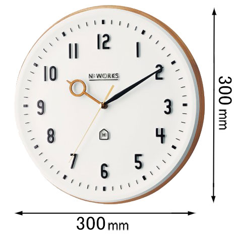 インターフォルム 掛け時計INTERFORM Kemppi ケンピ ウォールクロック（ホワイト） CL-3931[CL3931] 返品種別A
