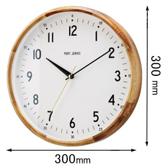 インターフォルム 電波掛け時計INTERFORM Flot フロット ウォールクロック（ホワイト） CL-4061WH[CL4061WH] 返品種別A
