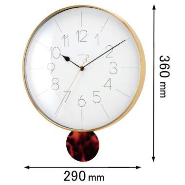 インターフォルム 掛け時計INTERFORM Meloi メロワ ウォールクロック CL-4093[CL4093] 返品種別A