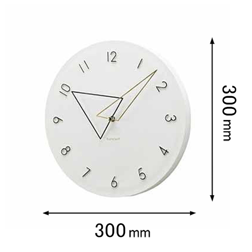 掛け時計　Sirio ホワイト ウォールクロック　白色 掛け時計 Sirio ホワイト ウォールクロック 白色 壁掛け時計｜リビング