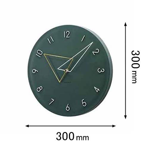 インターフォルム 掛け時計INTERFORM　ウォールクロック Kolmio コルミオ グリーン CL-4342GN[CL4342GN] 返品種別A