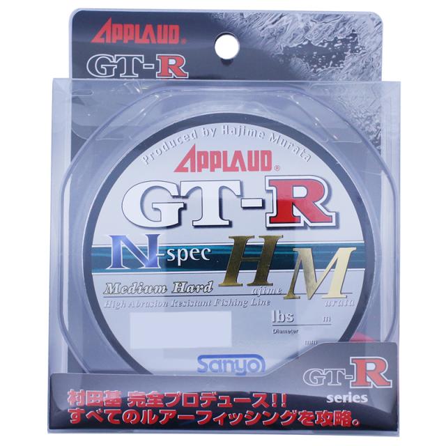 サンヨーナイロン GT-R HM Nスペック ミディアムハード 600m(25lb/7ゴウ) GT-R HM Nスペック ミディアムハード 600m ナチュラルクリア(25lb/7号相当)APPLAUD GT-R HM ナイロンライン[GTRHM600M25LB] 返品種別B